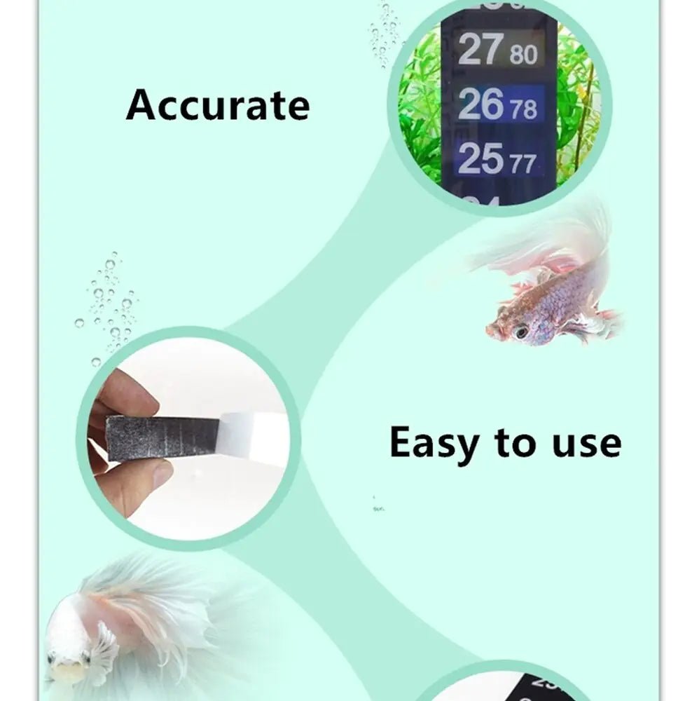 Aquarium Dual Scale Thermometer Stick - Paws and Pats